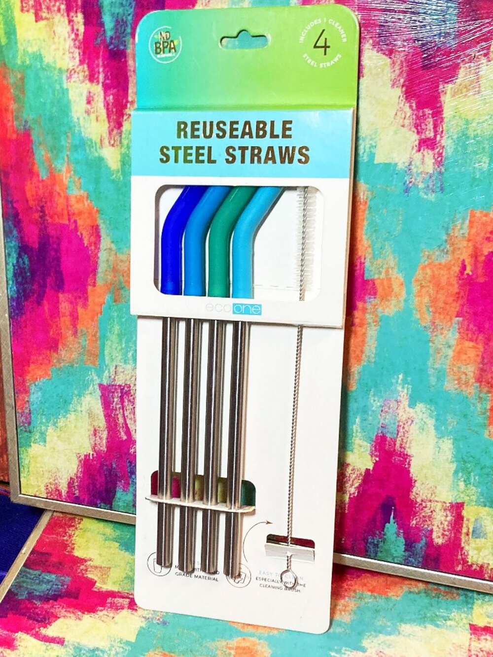 [NEW] REUSABE STEEL STRAWS INCLDESS STRAW CLEANER